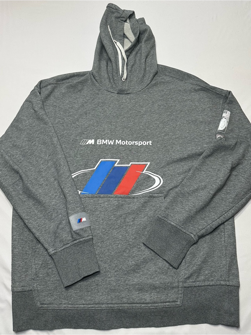 PUMA x BMW M Motorsport Street Terry Hoodie Gray Men's L